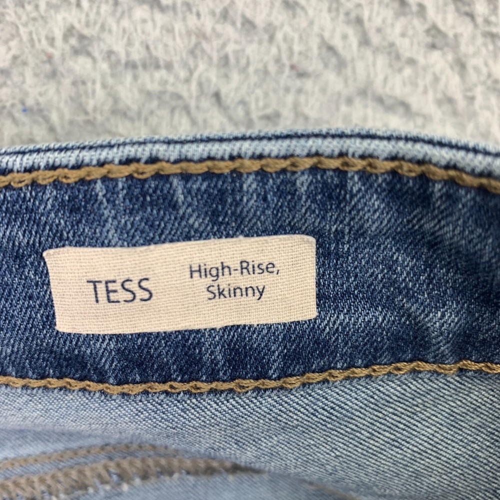 Mavi Jeans Womens 28 (28x26) Blue Side Stripe Stretch Tess High-Rise Skinny - Picture 6 of 14
